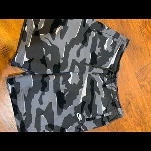 Grey camo Nike shorts